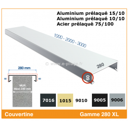 Couvertines d'acrotères...