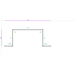 ALUMINIUM Brut, 40/10, Dev....