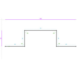GALVA, 40/10, Dev. 204, Lg. 41