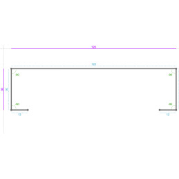 Aluminium Corten, 15/10,...