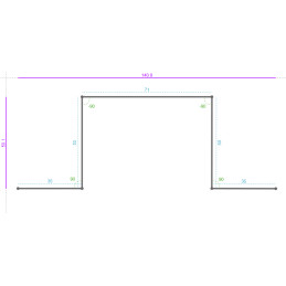 ALUMINIUM Brut, 60/10, Dev....
