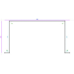 ALUMINIUM Prélaqué Ral 7024...