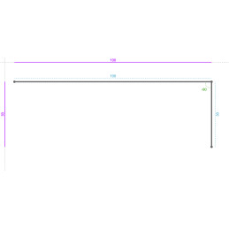 ALUMINIUM Prélaqué Sablé...