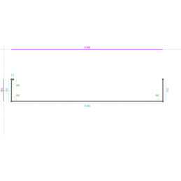 GALVA PostLaqué 1Face 7035...
