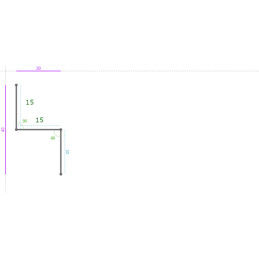 GALVA, 15/10, Dev. 44, Lg. 650