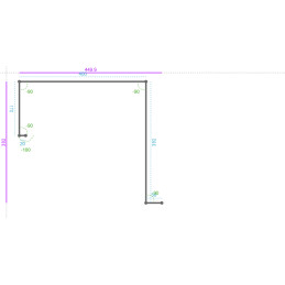ACIER PostLaqué 2Faces 9005...