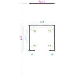 GALVA Perforé R5 T8, 15/10,...