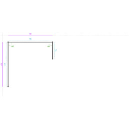 CORTEN (livré non-rouillé),...