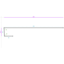 ACIER PostLaqué 1Face 7016...