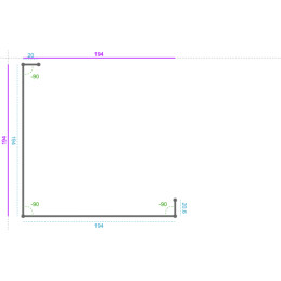 ALUMINIUM PostLaqué 1Face...