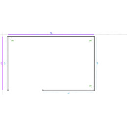 ACIER Brut, 40/10, Dev....