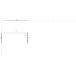 ALUMINIUM Prélaqué Sablé...