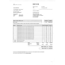 ALUMINIUM Prélaqué Ral 1015...