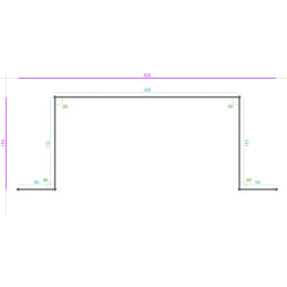 ALUMINIUM Prélaqué Ral 9005...