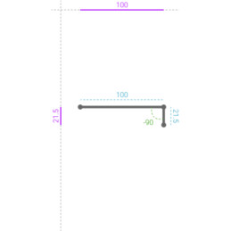 ALUMINIUM Prélaqué Sablé...