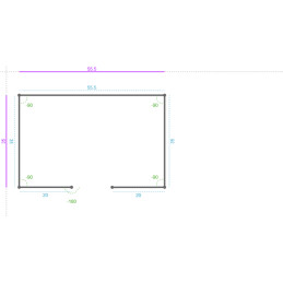ALUMINIUM PostLaqué 2Faces...