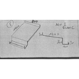 ALUMINIUM Prélaqué Ral 9010...