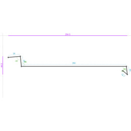 ALUMINIUM Prélaqué Sablé...