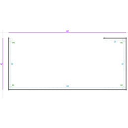 ACIER PostLaqué 2Faces 9005...