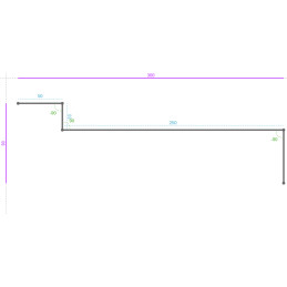 ALUMINIUM Prélaqué Ral 7047...