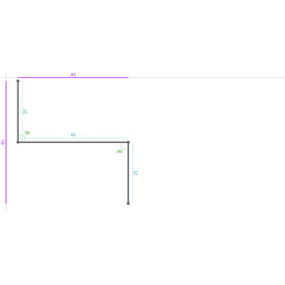 ALUMINIUM Prélaqué Sablé...