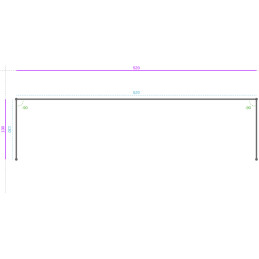 GALVA Perforé R5 T8, 15/10,...