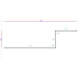 ACIER Brut, 40/10, Dev....