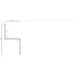 GALVA, 30/10, Dev. 80, Lg. 700