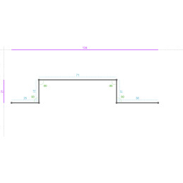 ALUMINIUM Prélaqué Sablé...