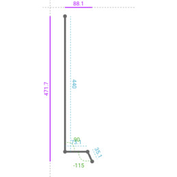 ACIER Prélaqué RAL 7016,...