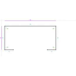 ALUMINIUM Prélaqué Sablé...