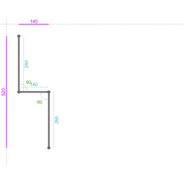 GALVA PostLaqué 1Face 9010...