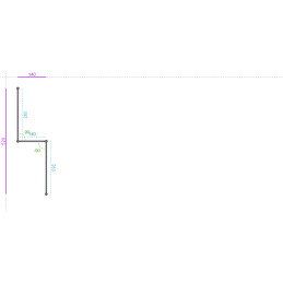 GALVA, 40/10, Dev. 646, Lg. 75