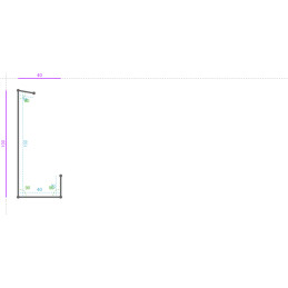 ACIER PostLaqué 2Faces 7016...