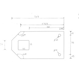 GALVA, 30/10,SUPPORT BUTEE...
