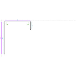 ALUMINIUM Prélaqué Ral 9006...