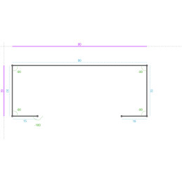 CORTEN (livré non-rouillé),...