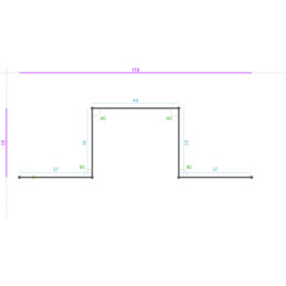 Inox Brossé G220 304L,...
