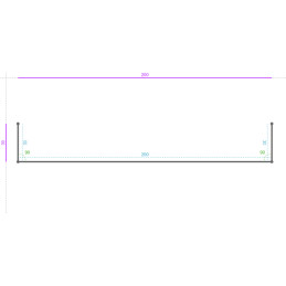 ACIER PostLaqué 2Faces 9010...