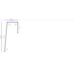 ALUMINIUM Prélaqué Ral 7012...