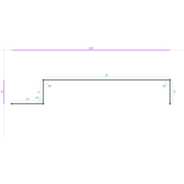 ALUMINIUM Prélaqué Ral 7047...
