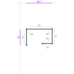 ALUMINIUM Brut, 50/10, Dev....