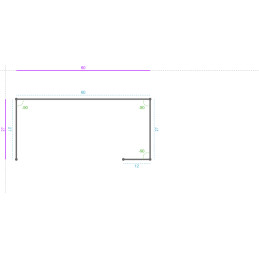 ALUMINIUM Prélaqué Ral 3004...