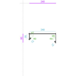 ALUMINIUM Prélaqué Ral 7016...