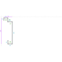 GALVA Perforé R8 T12,...