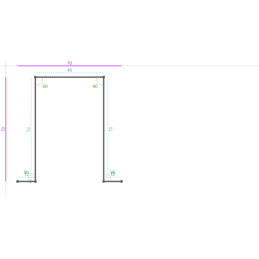 ALUMINIUM Prélaqué Ral 9006...
