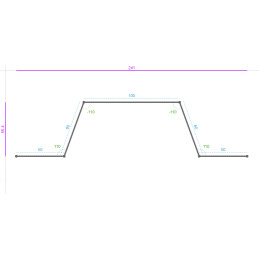 ALUMINIUM PostLaqué 1Face...