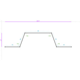 ALUMINIUM PostLaqué 1Face...