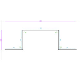 GALVA, 40/10, Dev. 282, Lg. 70