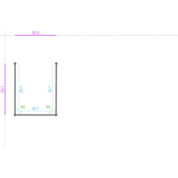GALVA PostLaqué 1Face 7016...